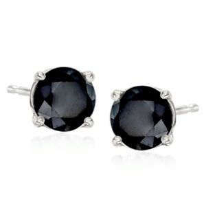 Ross-Simons 1.00 ct. t.w. black diamonds studs